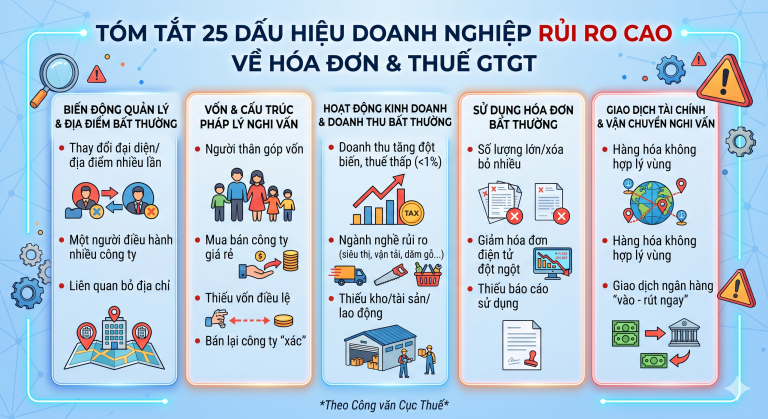 25 dấu hiêu thuế